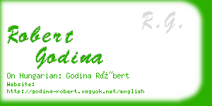 robert godina business card